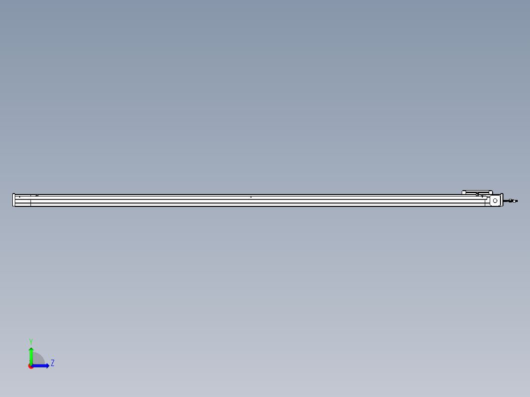 威洛博LB.GB同步带传动--欧规系列LB6A-L130-S2350-BL左视图