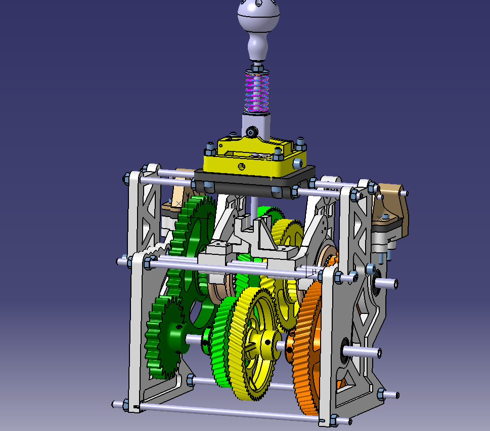 4转速4档变速箱