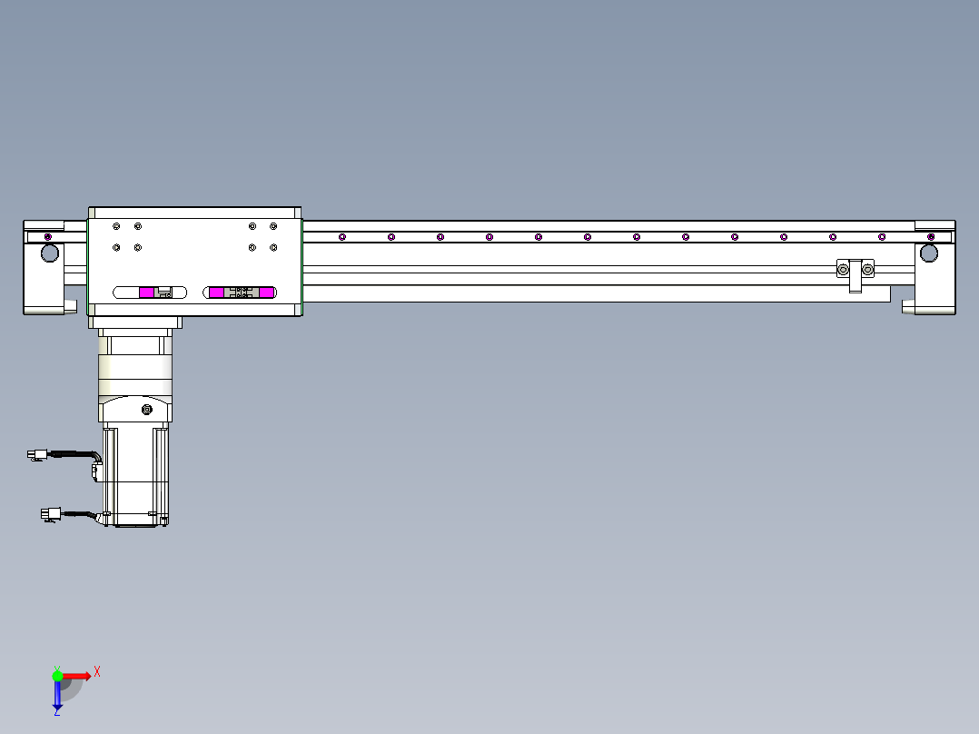 威洛博VG 系列模组VG8Z-L50π-S720-BC-ZP75B-C3-K俯视图