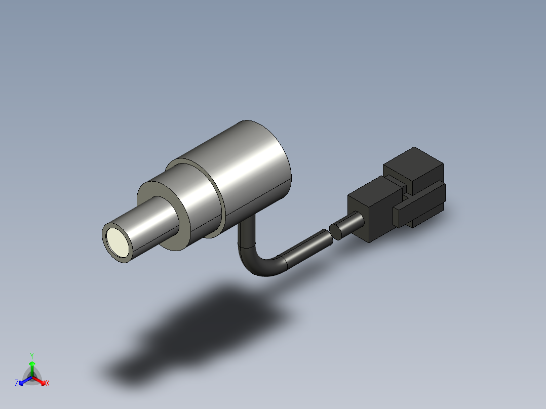 基恩士CA-DPW2_kc图纸模型正等轴测图