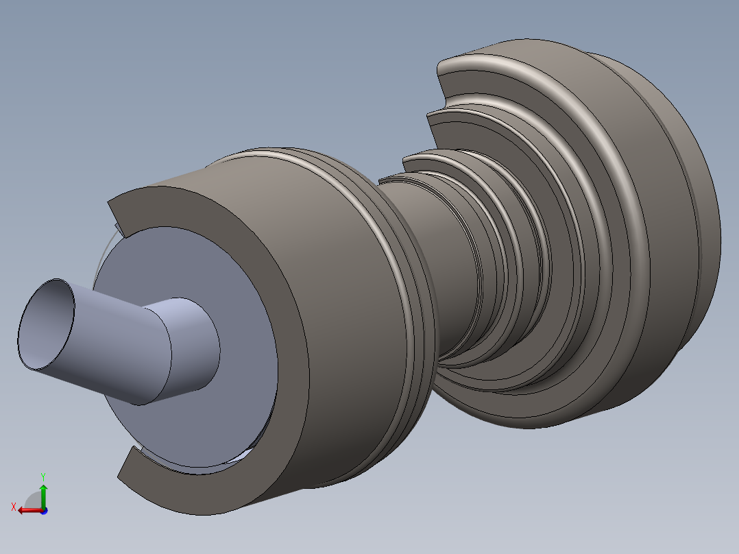 涡轮喷气发动机tur-je-enne---模型格式为 sw后视图