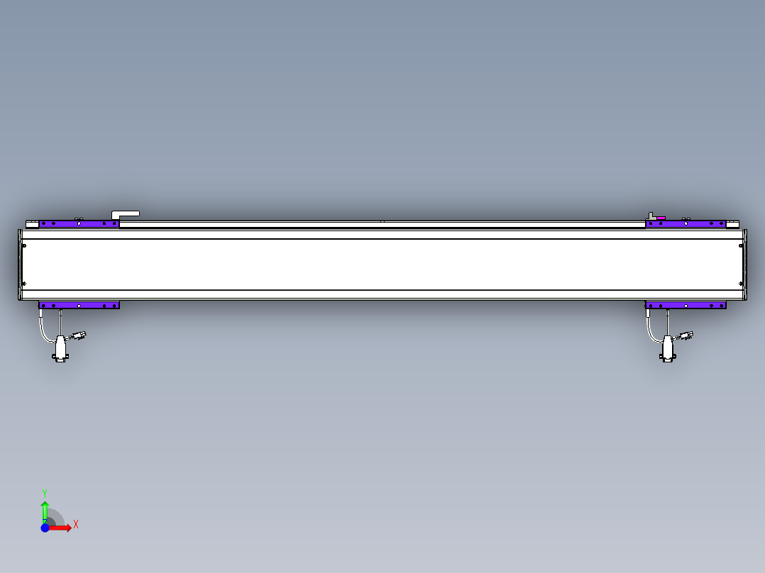 威洛博VL系列直线电机模组-2VL14S2-S1000前视图