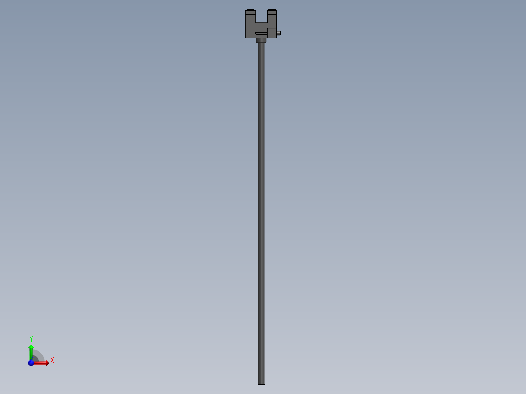 20系列槽型光电（空间紧凑型）导线引出型FC-SPV203Z前视图