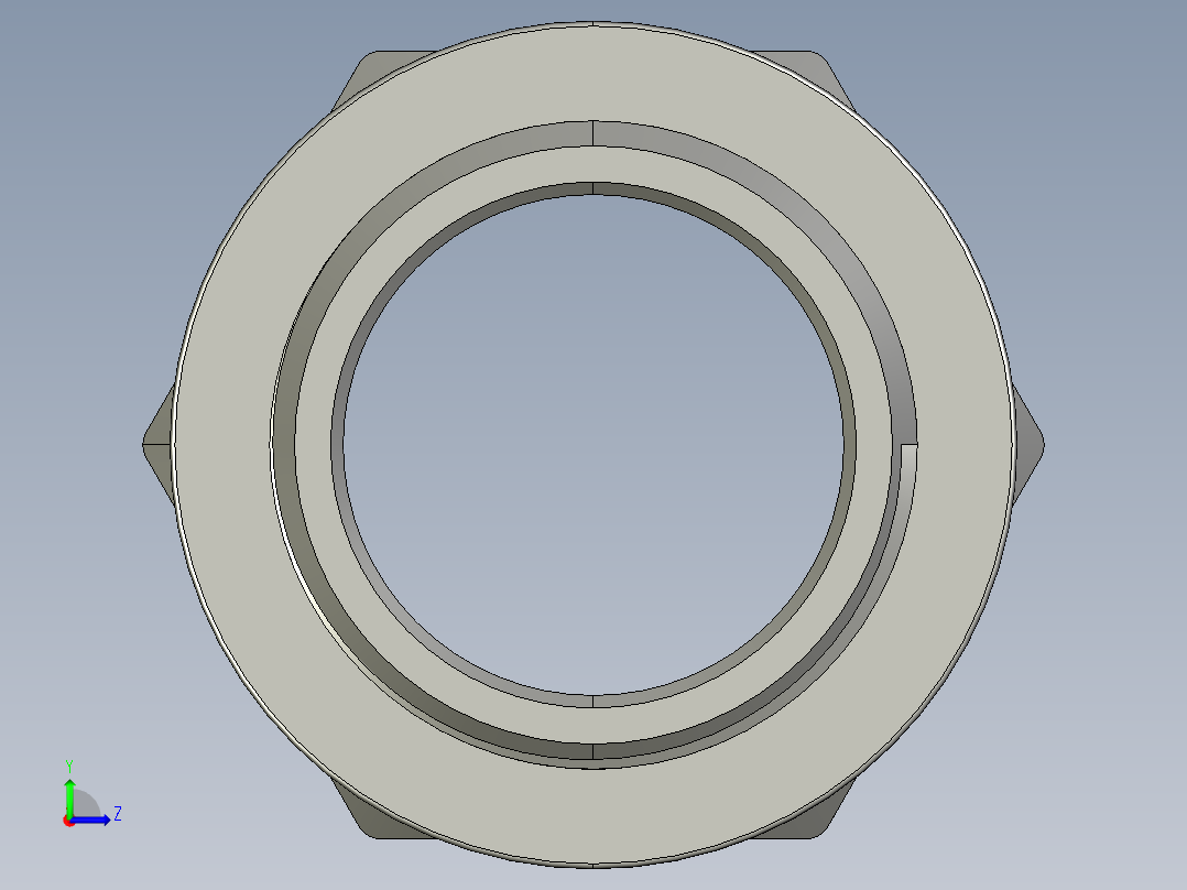 管件接头、螺纹接头、三通(40)左视图
