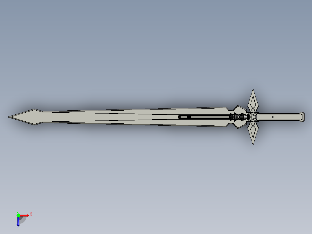 剑、宝剑(52)俯视图