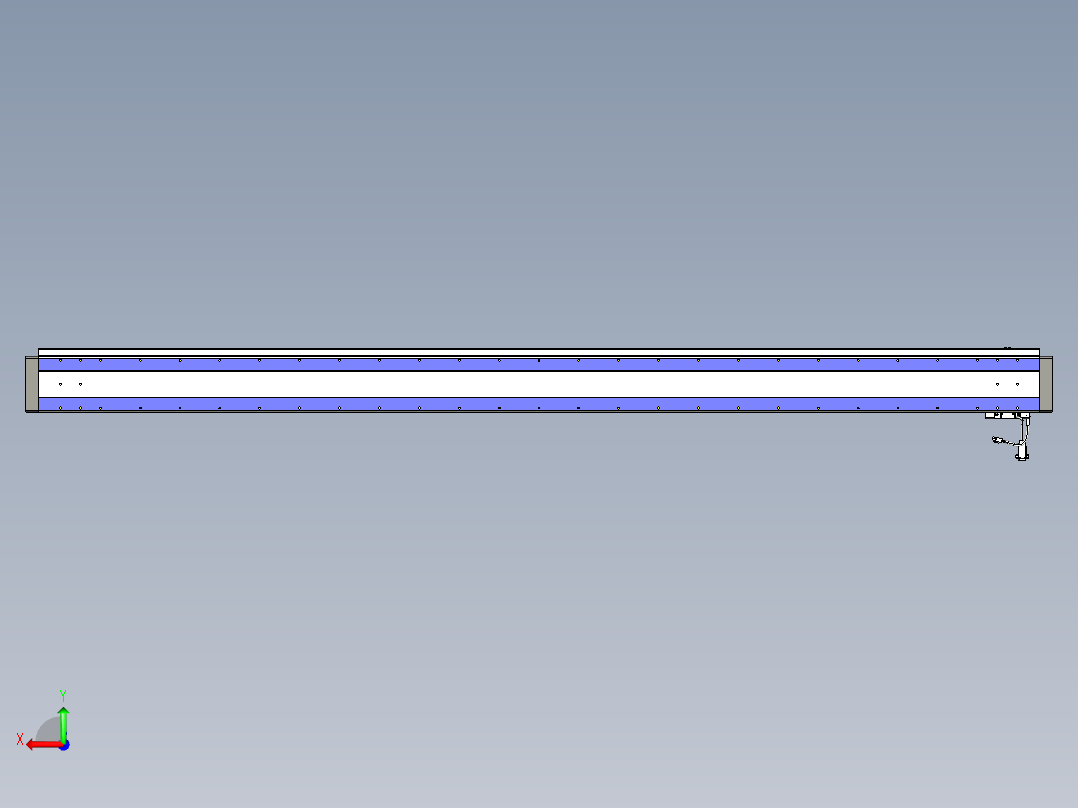 威洛博VL系列直线电机模组-VL14S1-S2350后视图