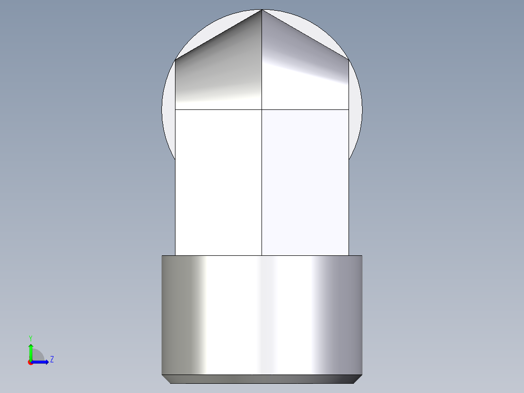 卡套式工业通用硬管接头EO_Union_elbow_W14SCFX左视图