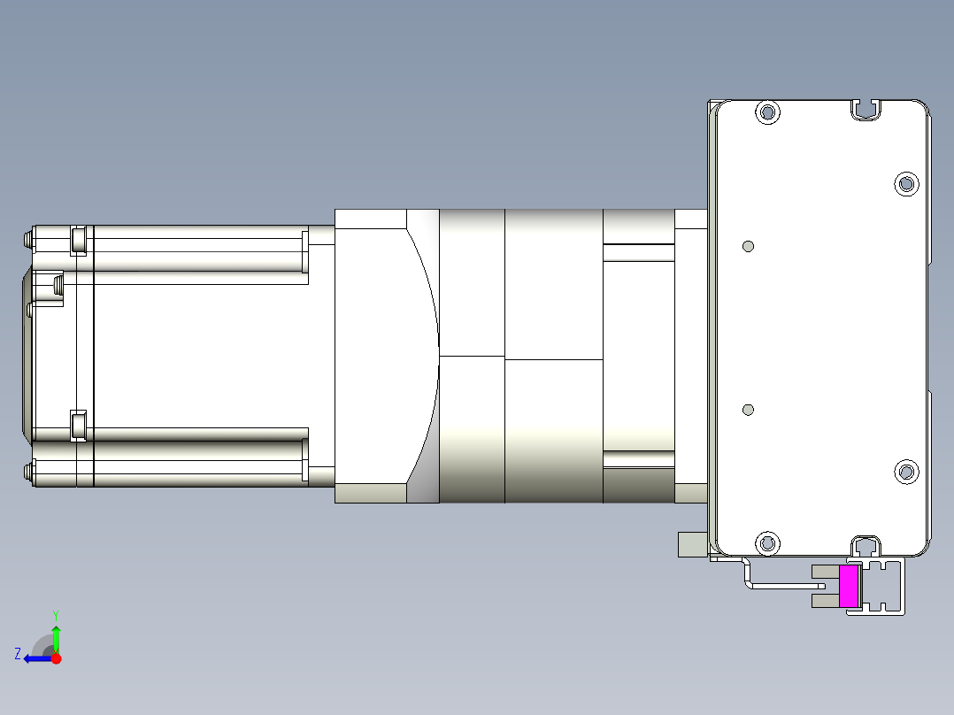 威洛博VG 系列模组VG14-L45π-S800-BC-ZP40B-C3-K右视图