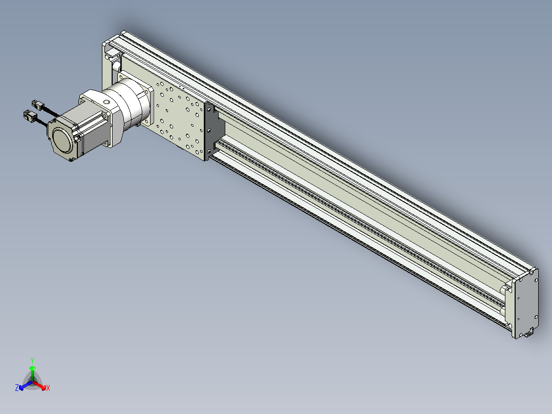 威洛博VG 系列模组VG14-L45π-S800-BC-ZP40B-C3-K正等轴测图