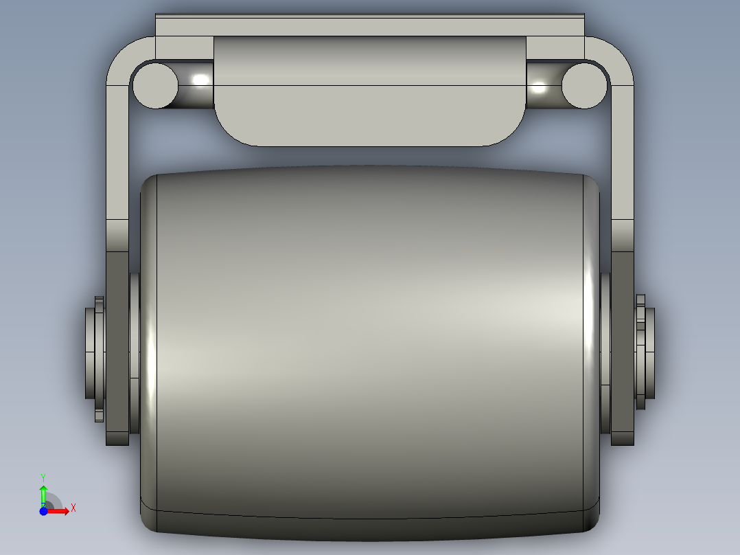 机器移动滑板2t前视图