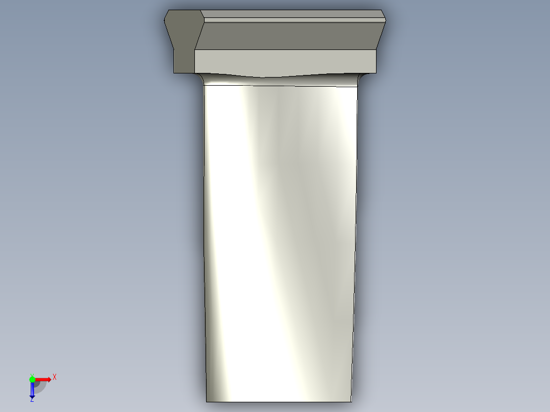 涡轮 叶片 涡扇 (3)俯视图