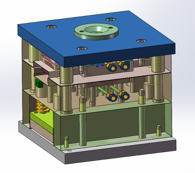 玩具车赛车前交叉臂模具