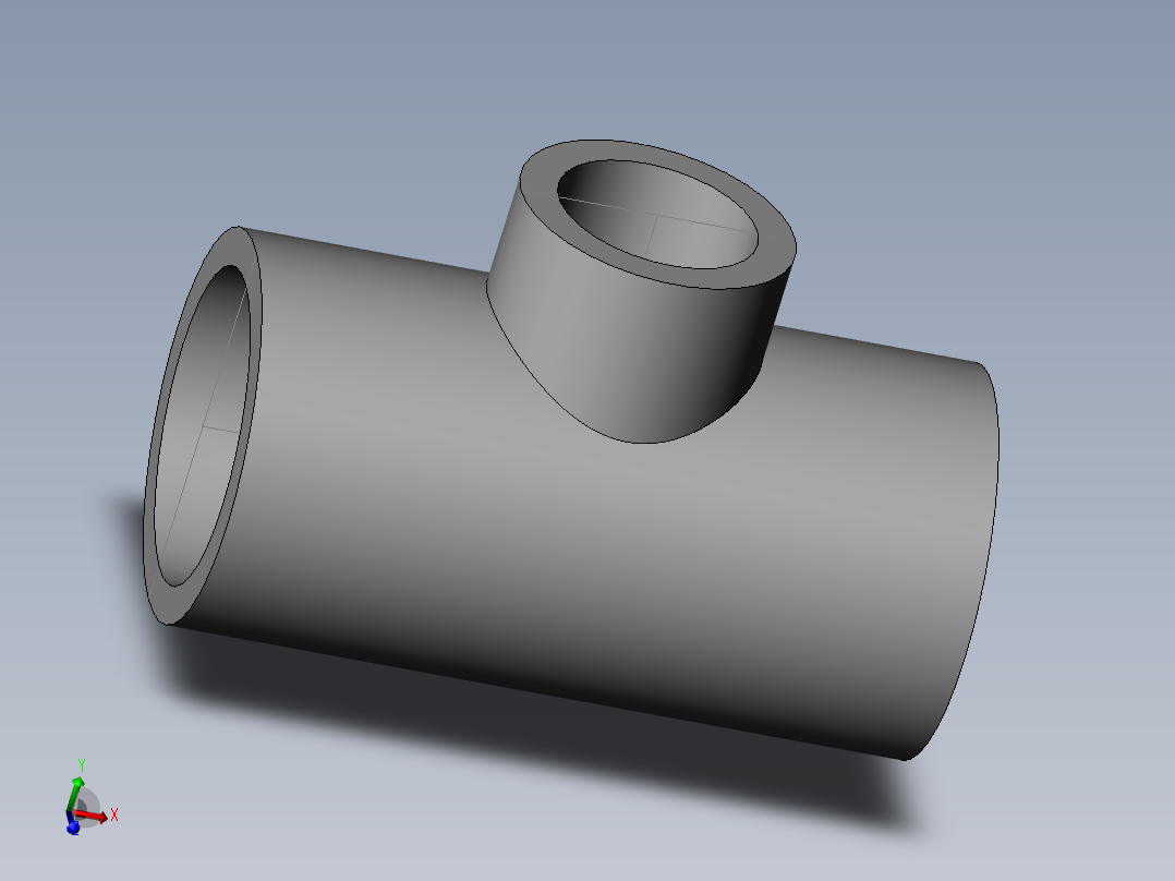 PVC公制管件-50x50x32 R-Tee