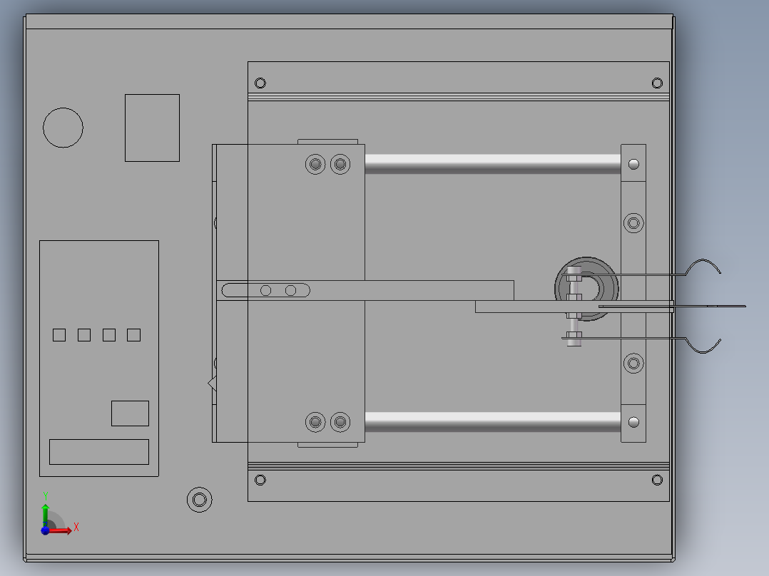 自动切割机前视图