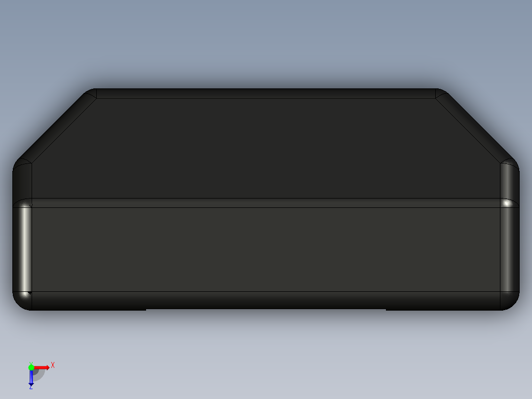 型材-KJN SLAM LATCH 2ND PART俯视图