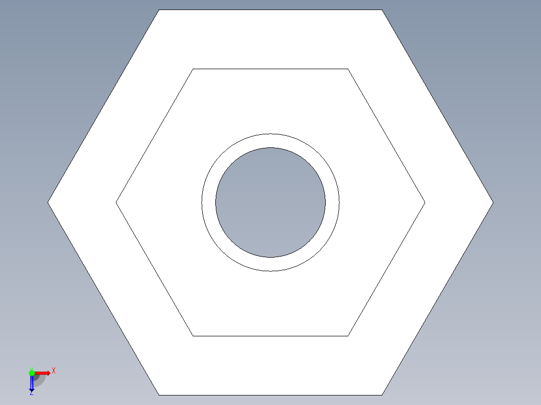 CPVC管件16A-Sch80_ReducerBushing_SxSPIG_9837-335FB_Sch80PVC_Flush Style Reducer Bushing (SxSPG)俯视图