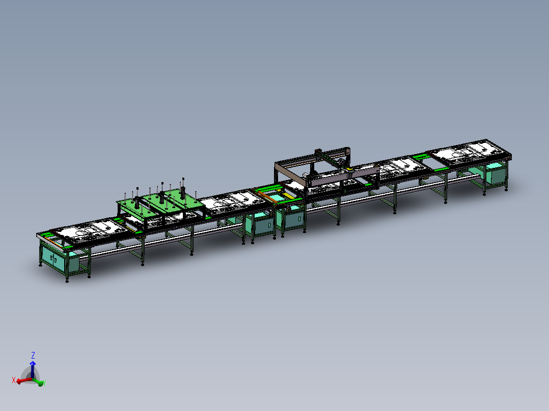 艾美特自动打胶预压一体机设备（完整<span style='color: red'>3D</span>图纸+2D工程图+采购清单）