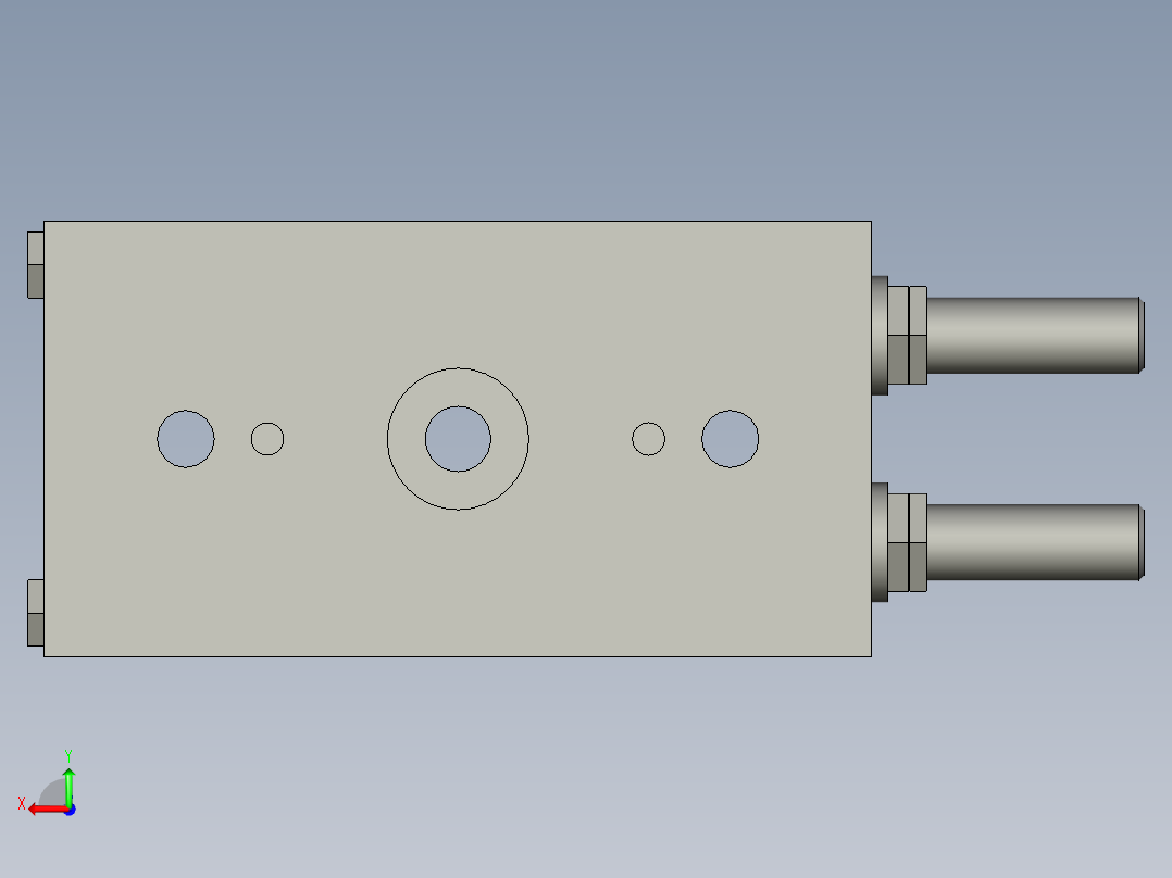 旋转气爪PRC25ST-180后视图