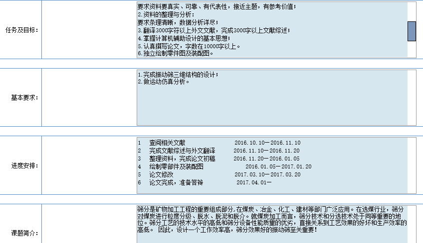 JX375-偏心激振式振动筛设计【含三维SolidWorks+CAD图+文档】