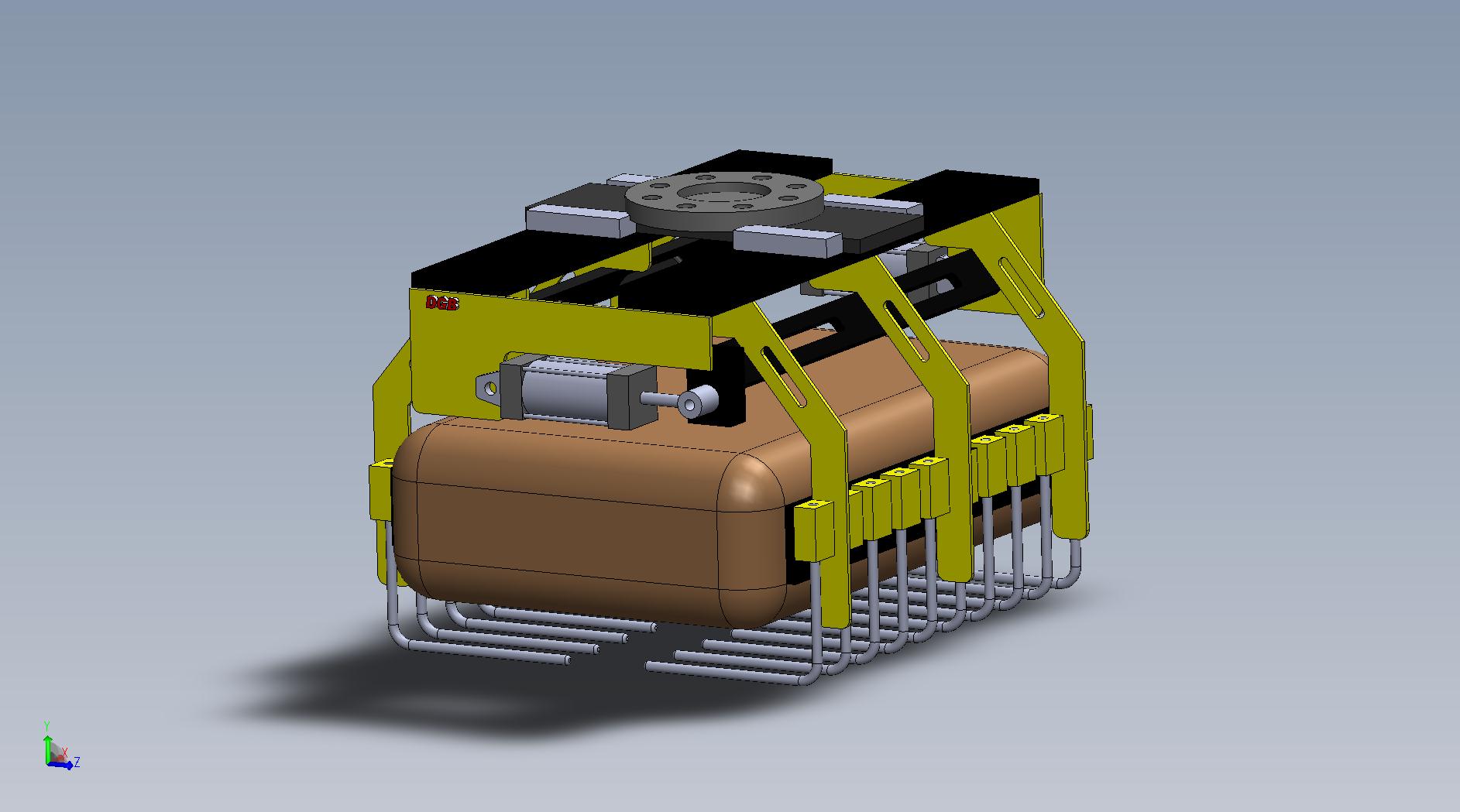 工业机器人袋夹持器