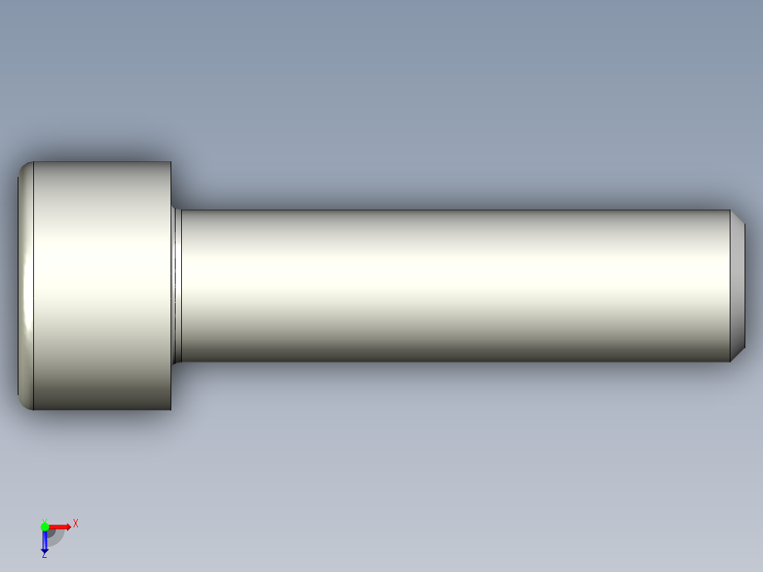 螺钉-DIN_912-M8x30.stp俯视图