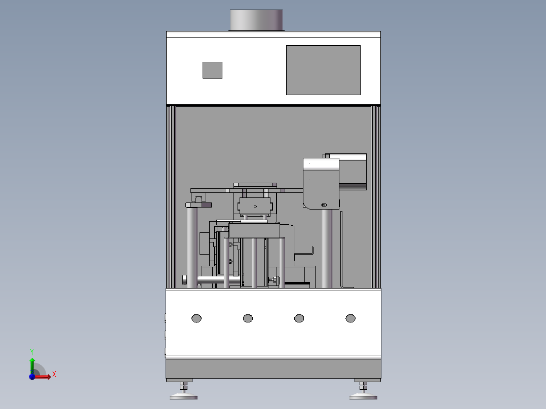 台式自动沾锡机前视图
