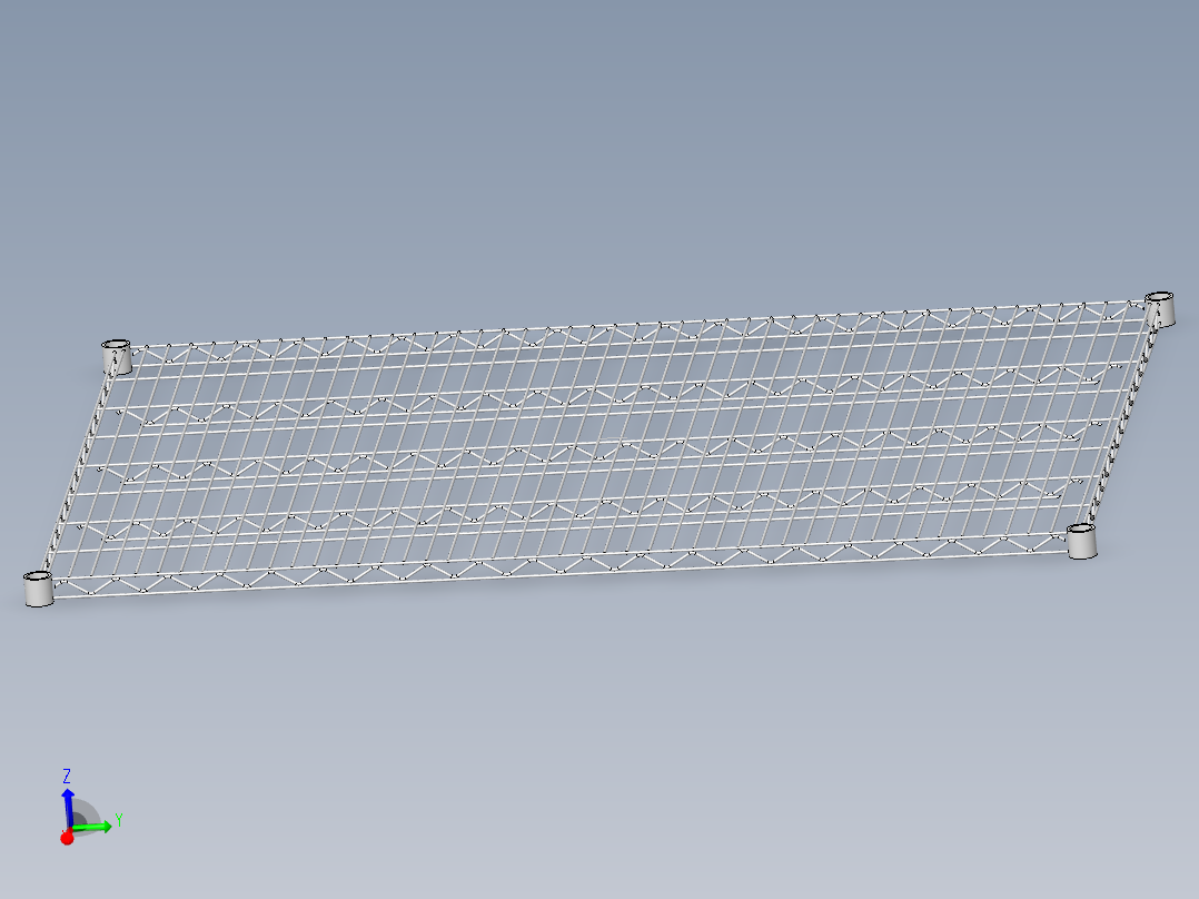 镀铬货架手推车货架