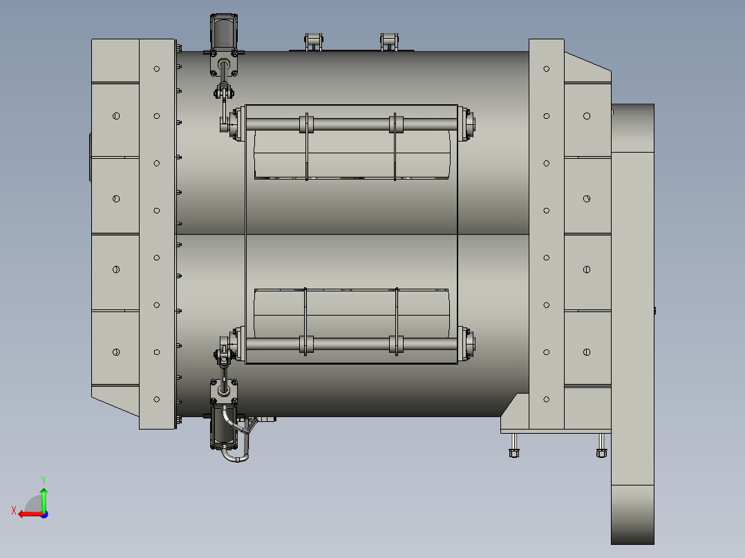 2000L无重力混合机后视图