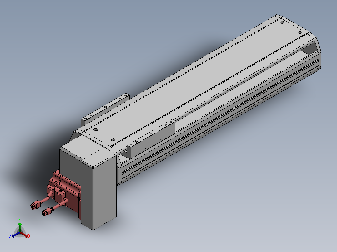 精密模组MT170-L125-400-RD-M75-C4正等轴测图