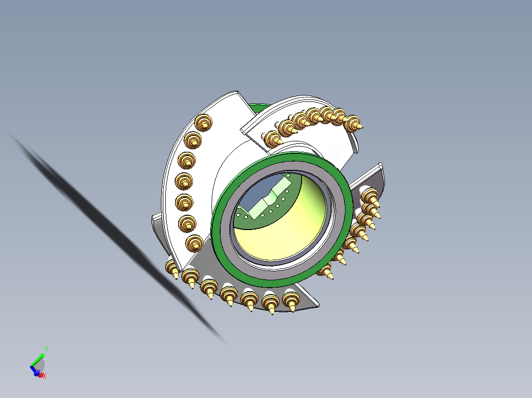 Q493-采煤机滚筒的设计【三维SolidWorks】