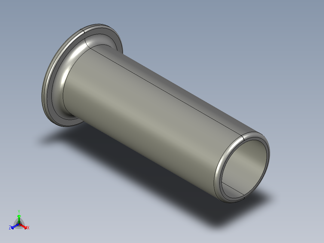 软管与硬管连接用工业通用接头0127_06_00正等轴测图