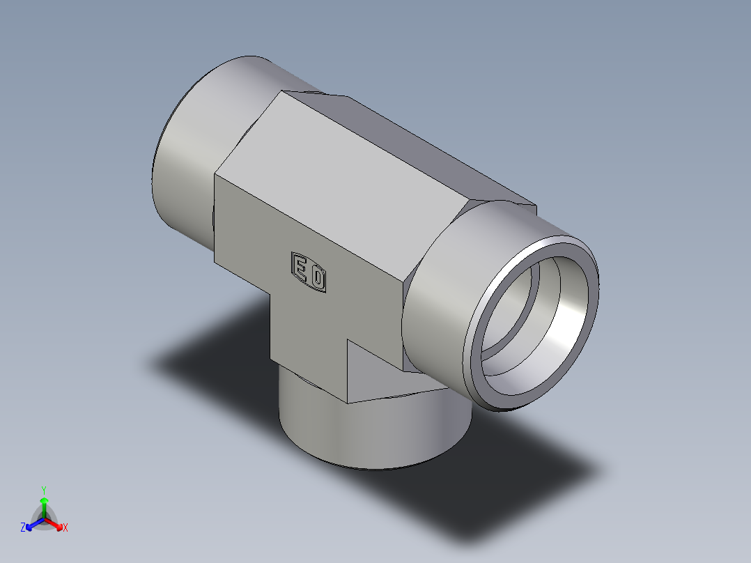 卡套式工业通用硬管接头EO_Union_tee_T30SCFX