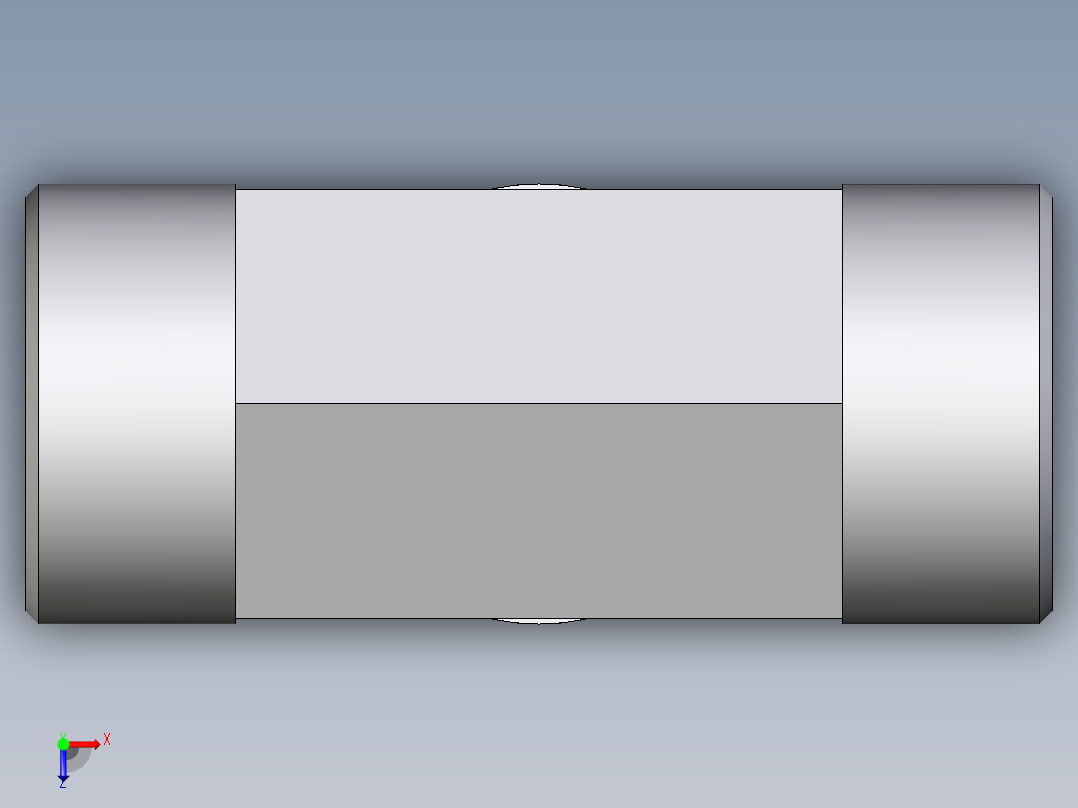 卡套式工业通用硬管接头EO_Union_tee_T30SCFX俯视图