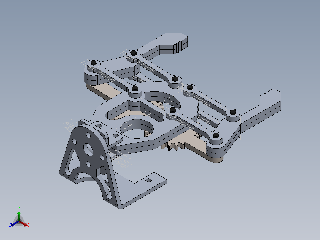 dagu-6-dof-robotic-arm SW正等轴测图