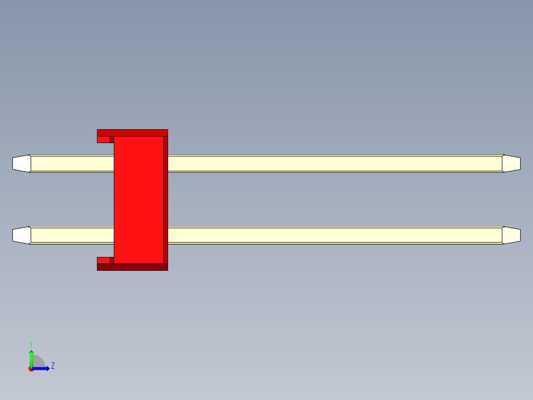 彩色公头100mil（2.54mm）系列-DS1021_red_2x15p_100mil_Type5_rev1.0左视图