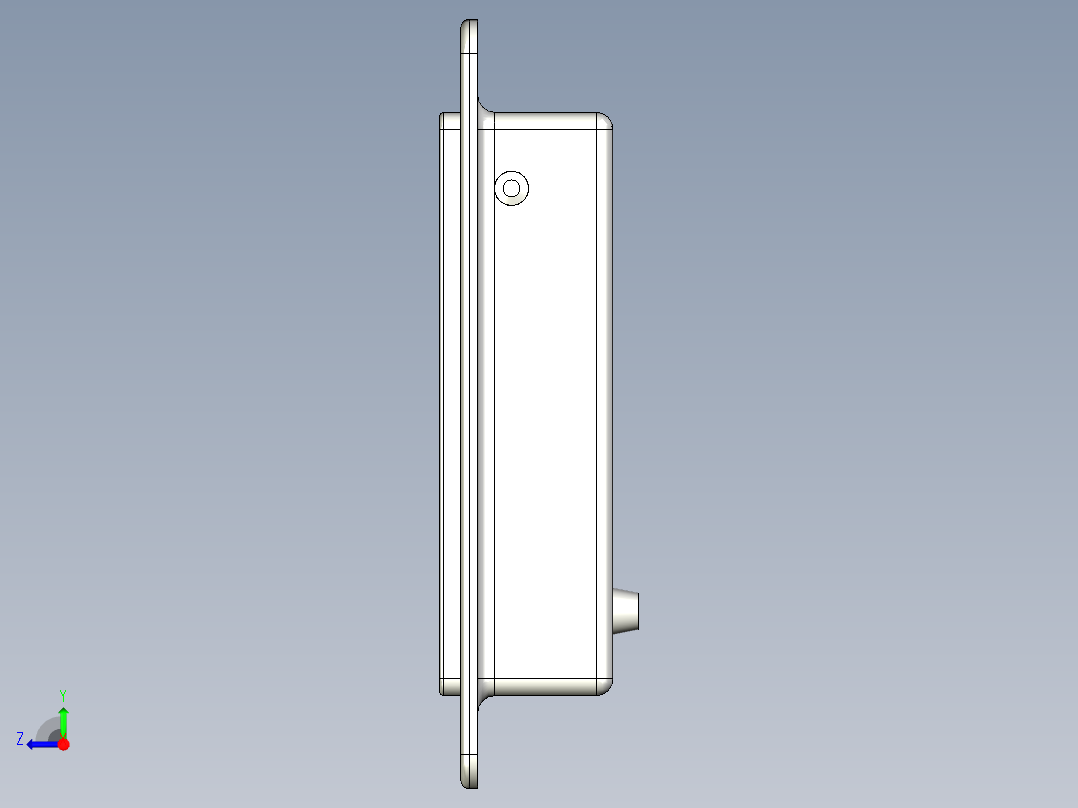 盤式取手SK-3D多系列多零件图纸模型右视图