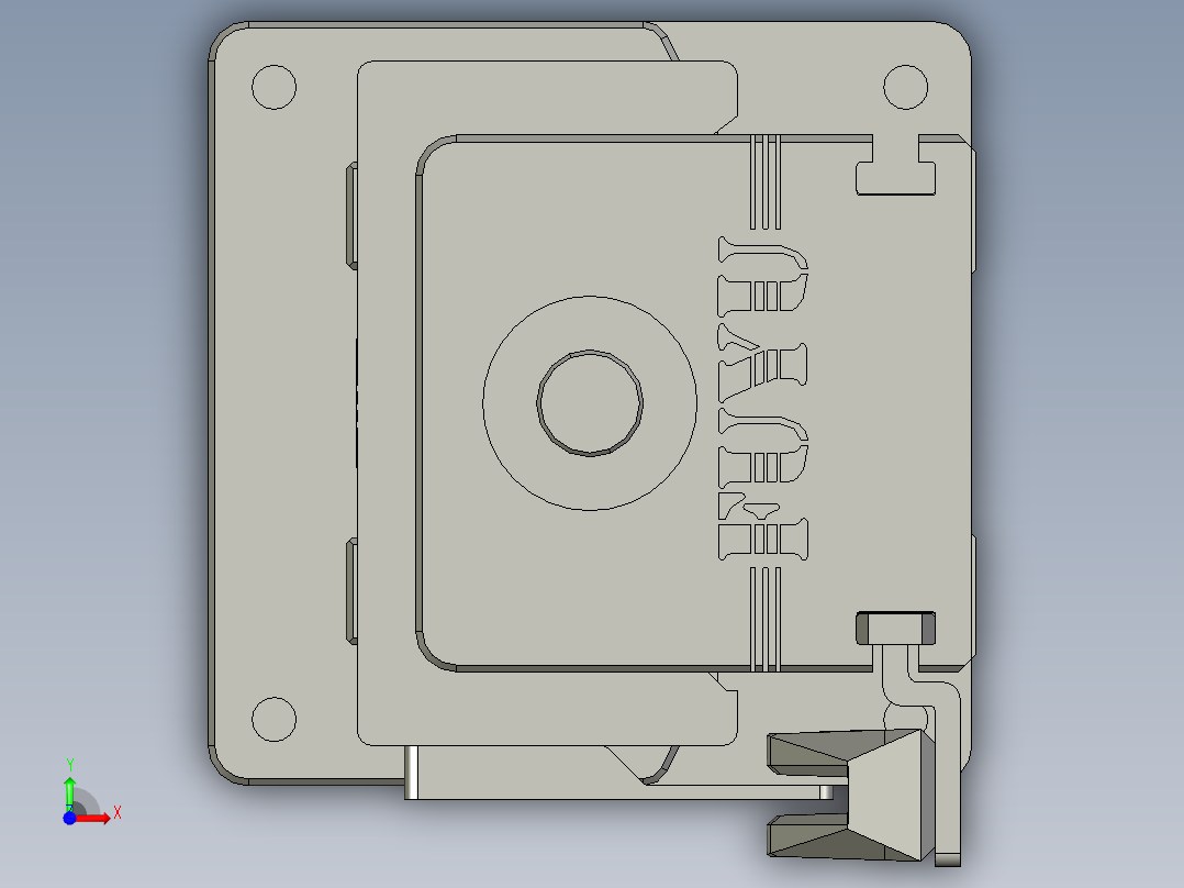 模组FSK40J-C7L10-E50-BC-B57前视图