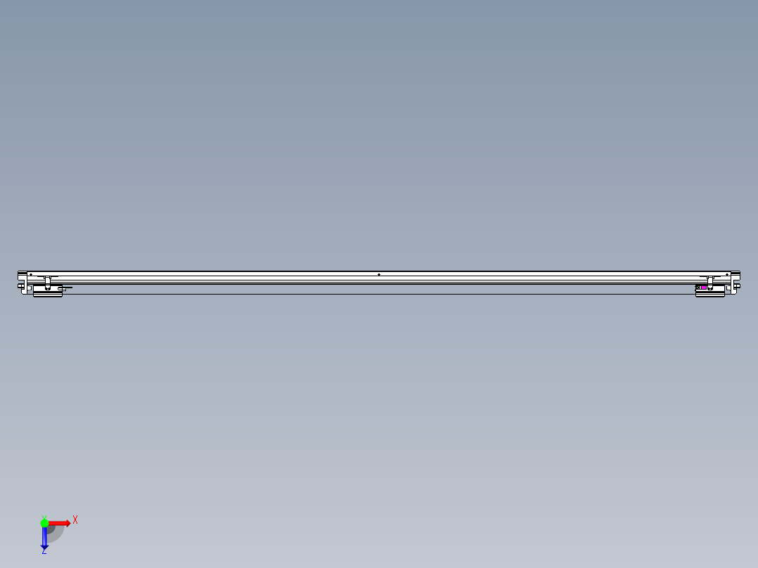 威洛博VL系列3d模型模组2VL22H1Y-S2400俯视图