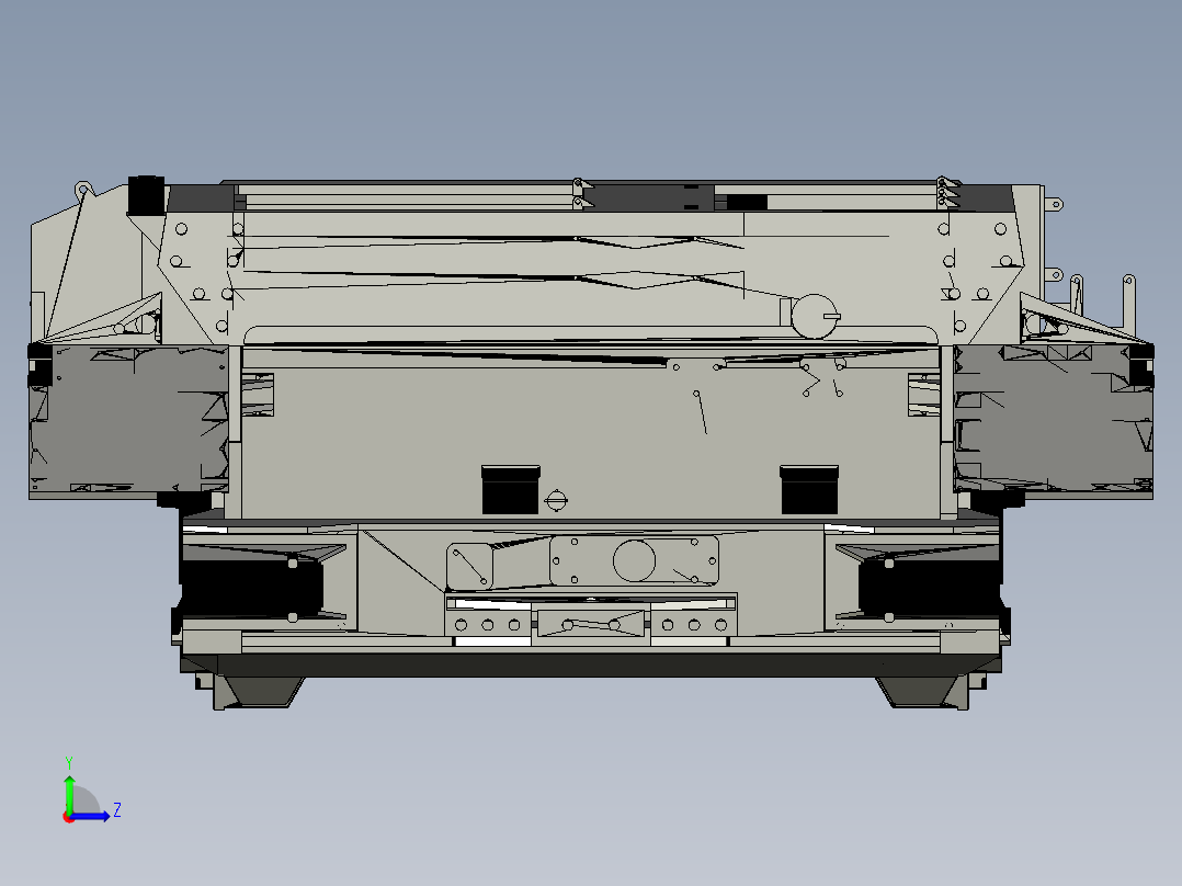 Panzer IV四号中型坦克1比16模型3D打印图纸 STL格式左视图