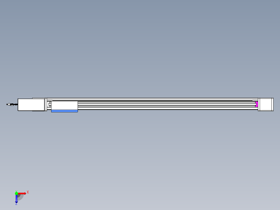 威洛博LB.GB同步带传动--欧规系列GB8-L96-S1200-BR-P40俯视图