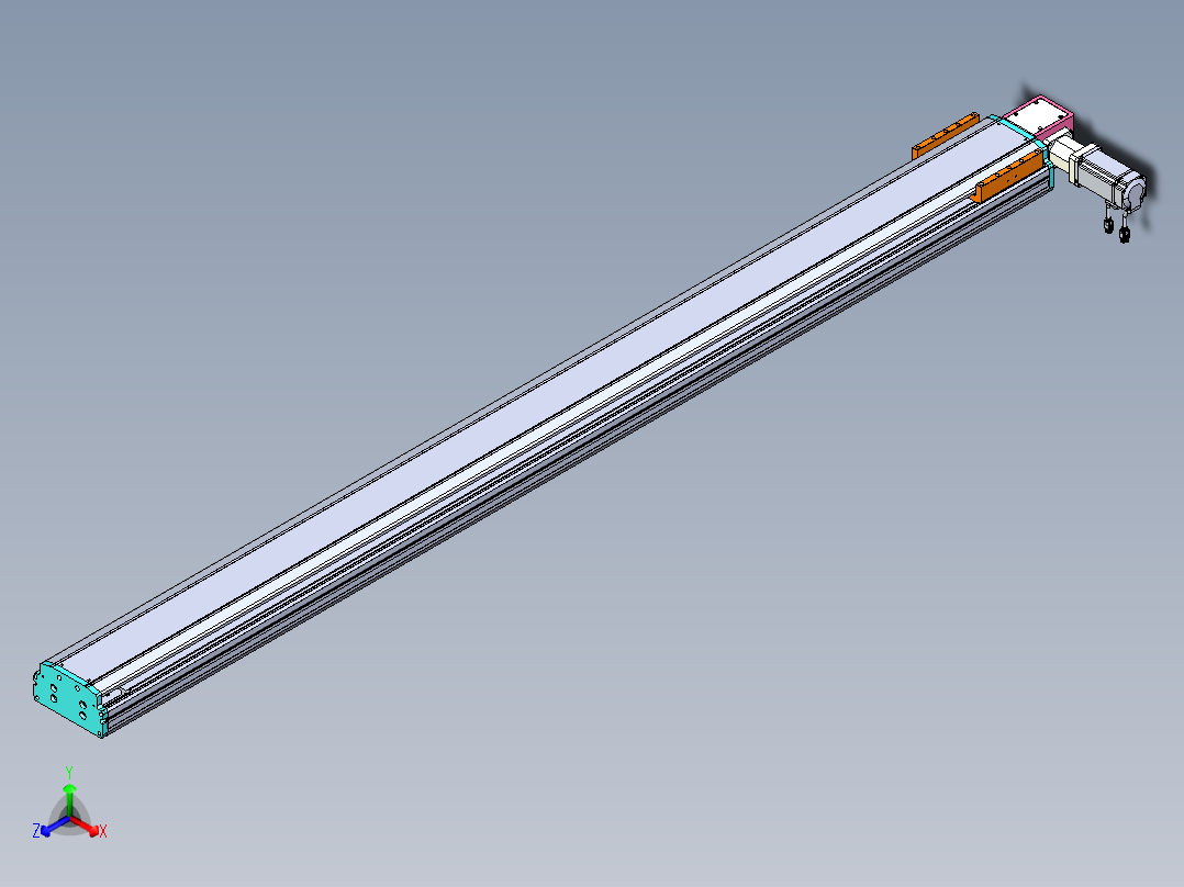 东锦同步带传动-直线滑台模组DH170B-L150-S2050-BL-P400W-C3