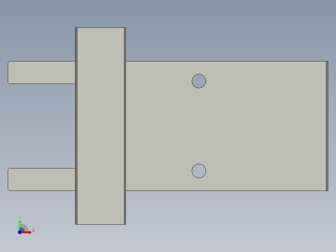 普通气爪PH01-10G前视图