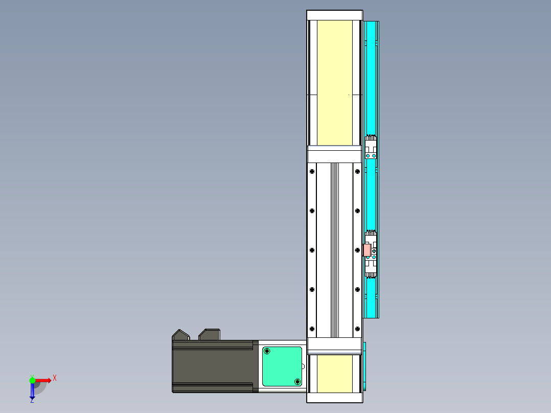 欧规系列-LB6-L130-C-S100-BR-P40-D3俯视图