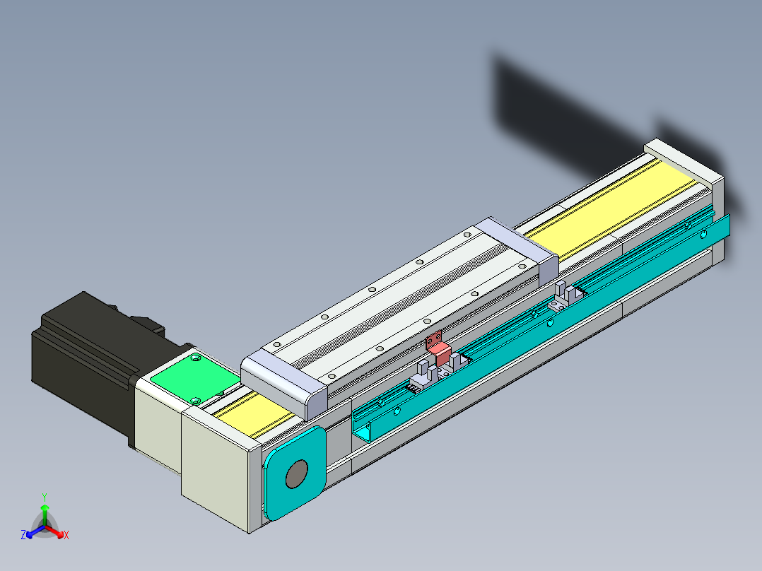 欧规系列-LB6-L130-C-S100-BR-P40-D3正等轴测图