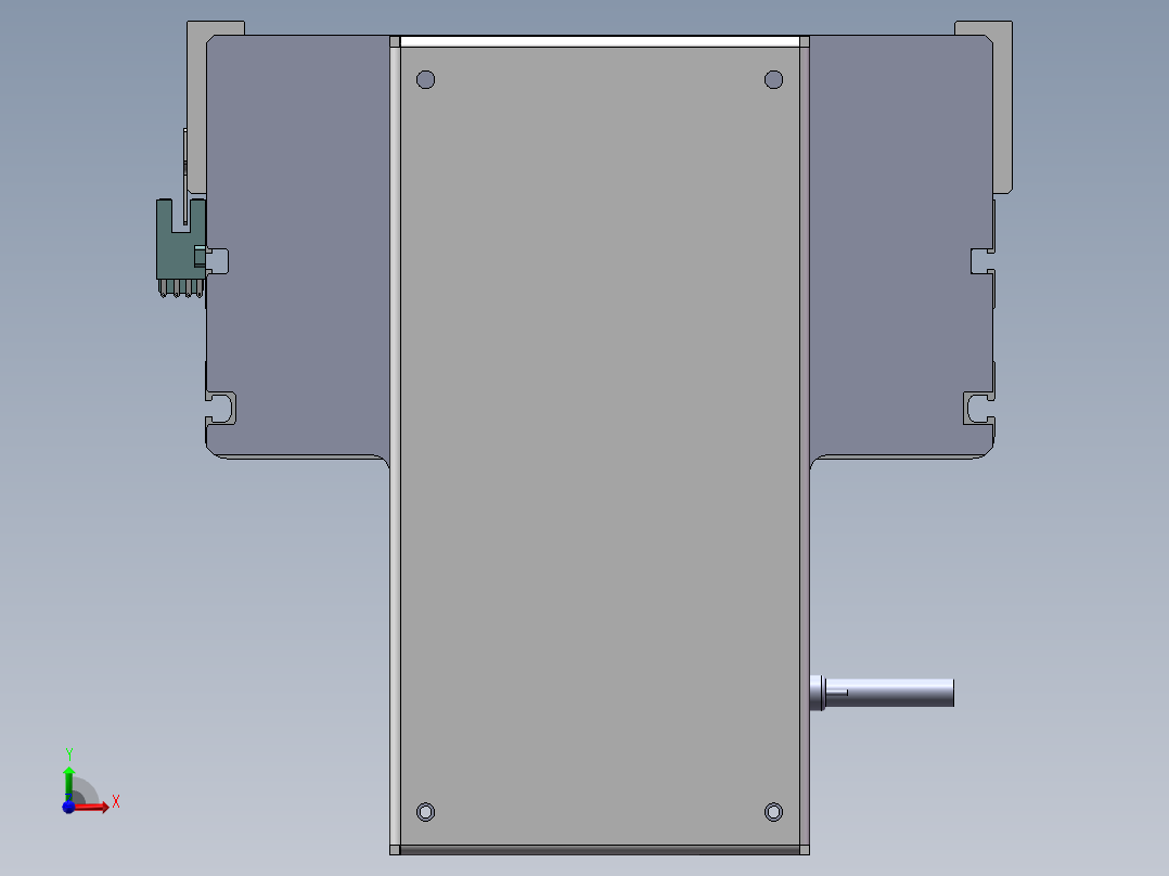 MTH丝杆半封闭模组MTH22-BM-750W前视图