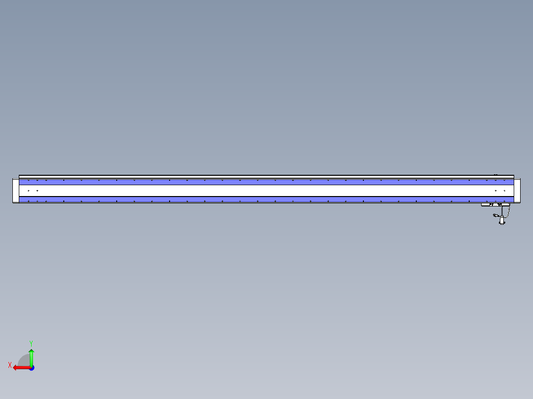 威洛博VL系列直线电机模组-VL14S2-S2600后视图