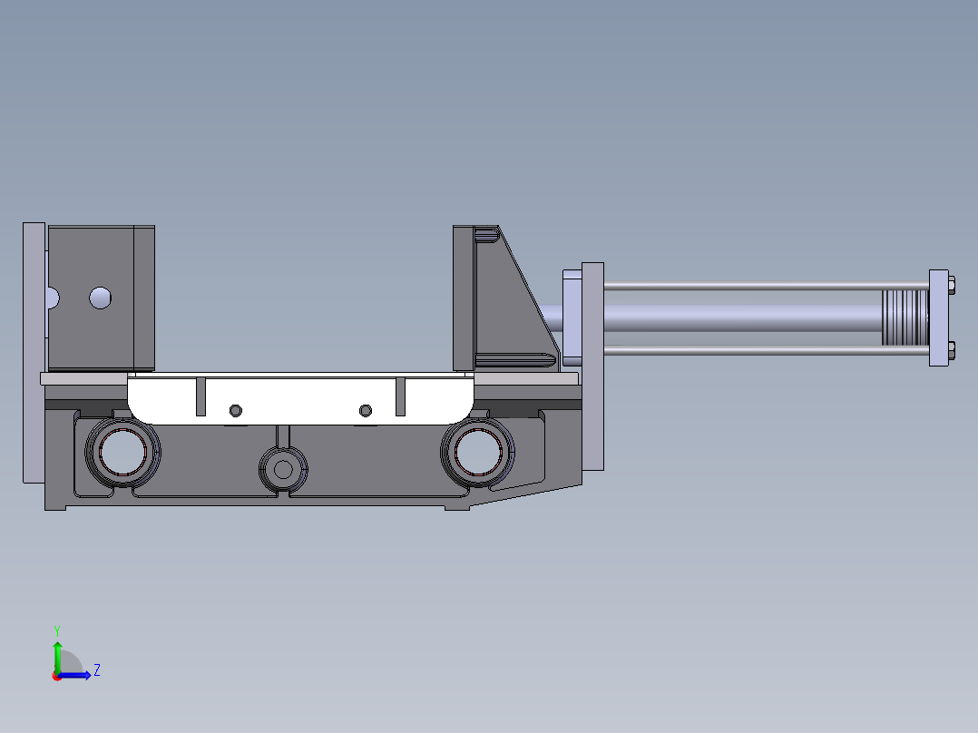 全制动数控锯床4230sw17可编辑左视图