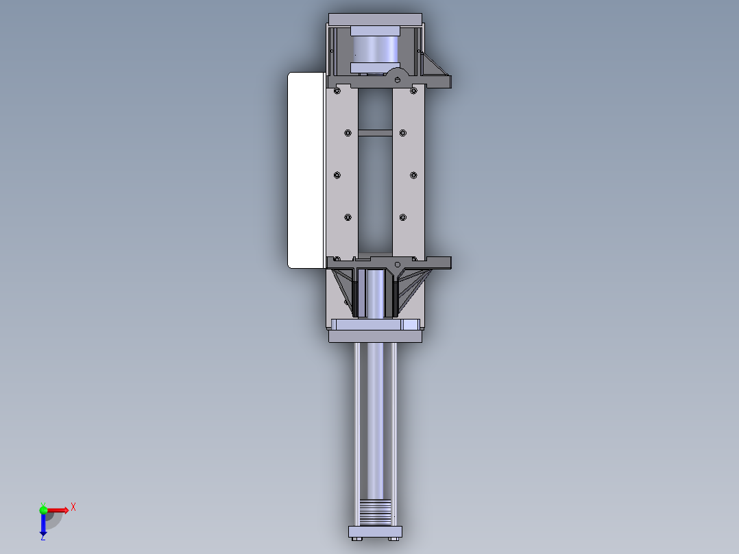 全制动数控锯床4230sw17可编辑俯视图