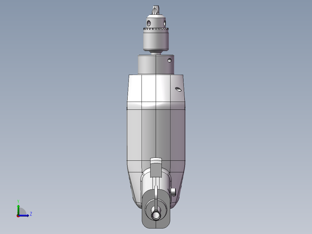 电钻内部详细 3D图纸 机械设备 3D模型设计素材左视图