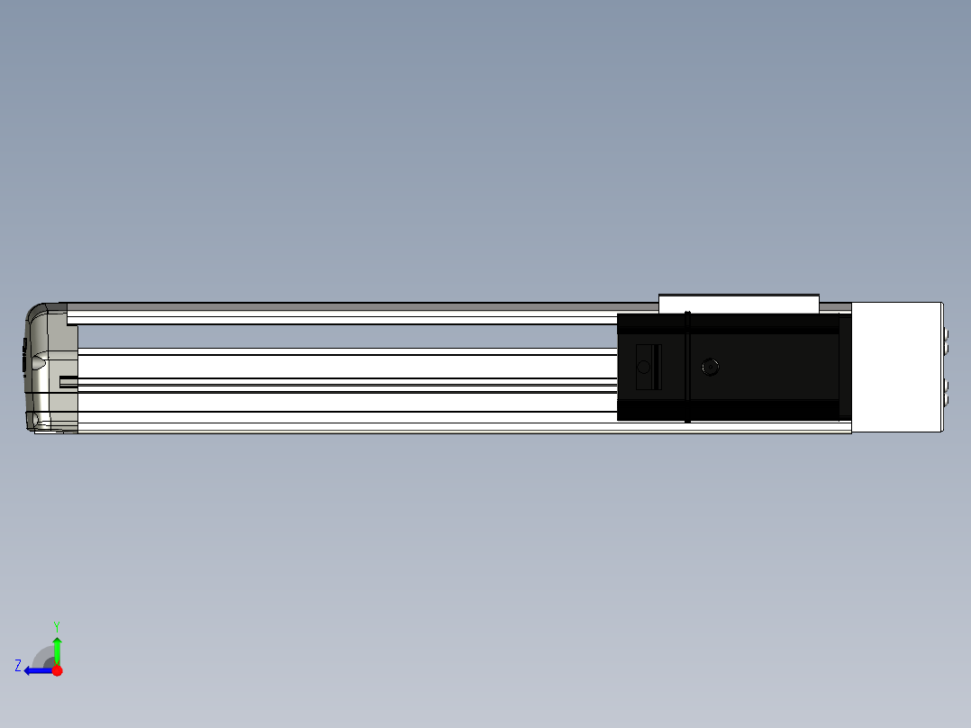 Toyo东佑达直线模组-ETH13-300-BR-200W+煞車右视图